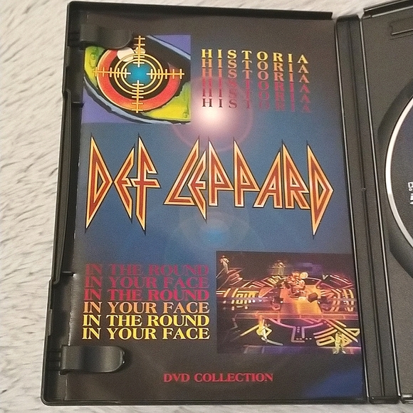 Def Leppard 'Historia/In The Round In Your Face' DVD - Picture 4 of 4